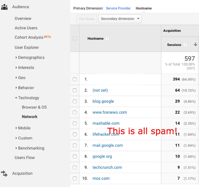 Include Only Hostname Google Analytics